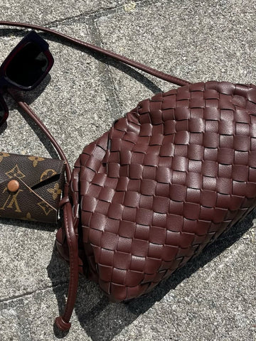 Mila Woven Crossbody Bag