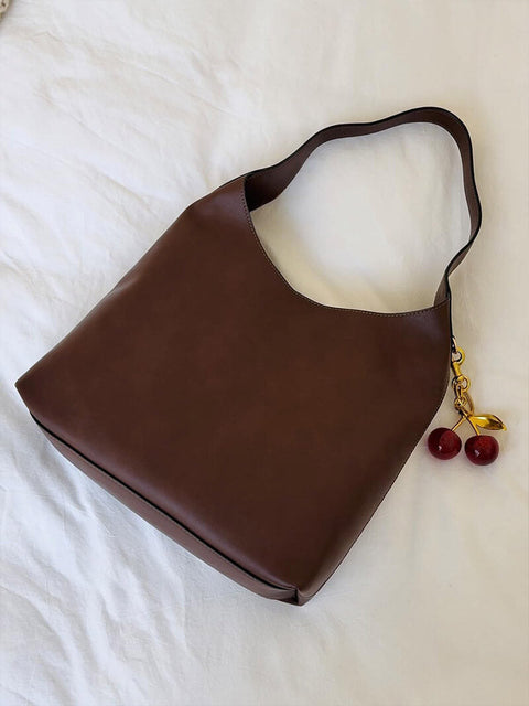 Amelia Faux Leather Bag with Cherry Charm
